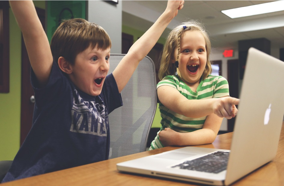 children playing games 